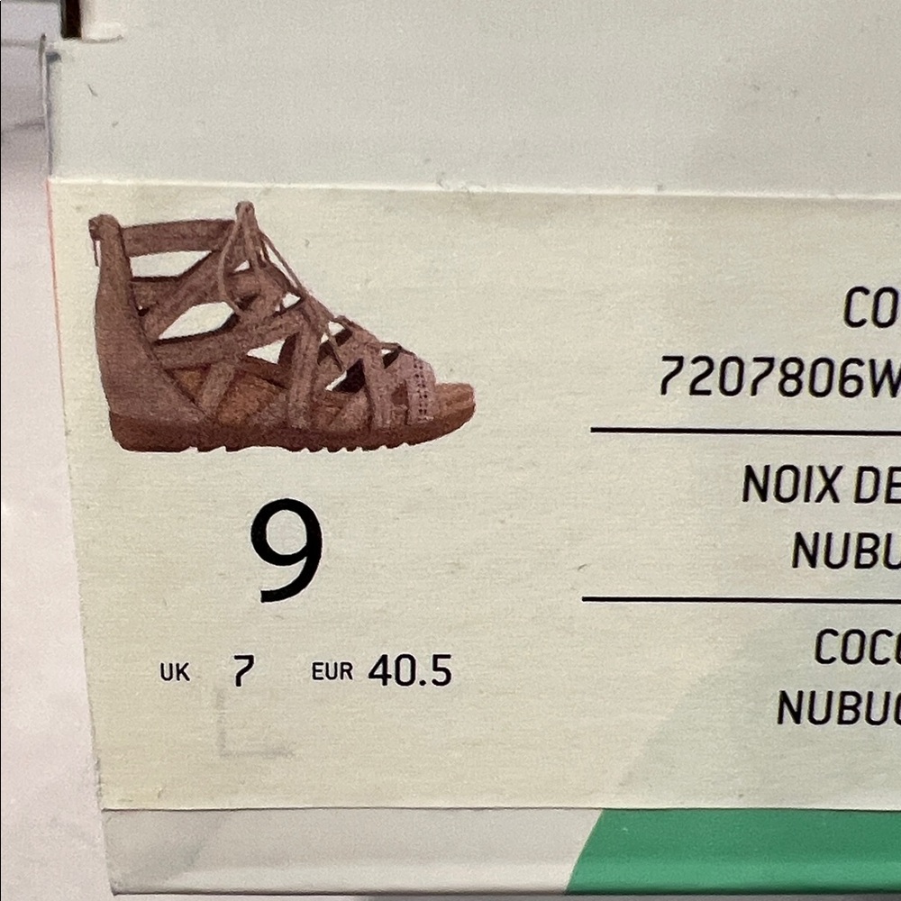 Earth Origins THE CORIE Lace-Up Sandals -CoCo Nubuck Adjustable Powerpath Foot - Picture 5 of 10